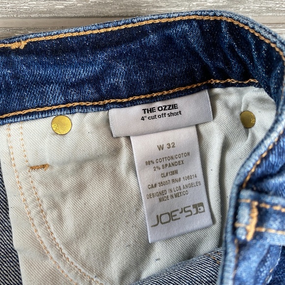 💜 Joes Denim The Ozzie 4" Cut Off Shorts W32 - Picture 8 of 10